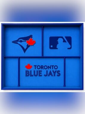Toronto Blue Jays Light Blue MLB Pocket Dump Tray - For Keys, Wallet, Money, Etc